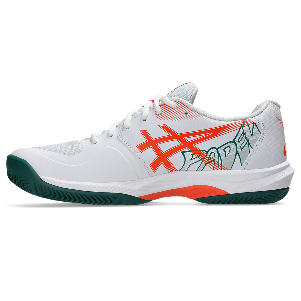ASICS Game FF Padel White / Jewel Green 1041A493-102 vasen sivu