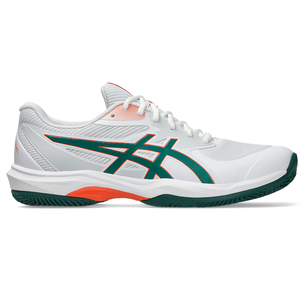 ASICS Game FF Padel White / Jewel Green 1041A493-102 sivulta