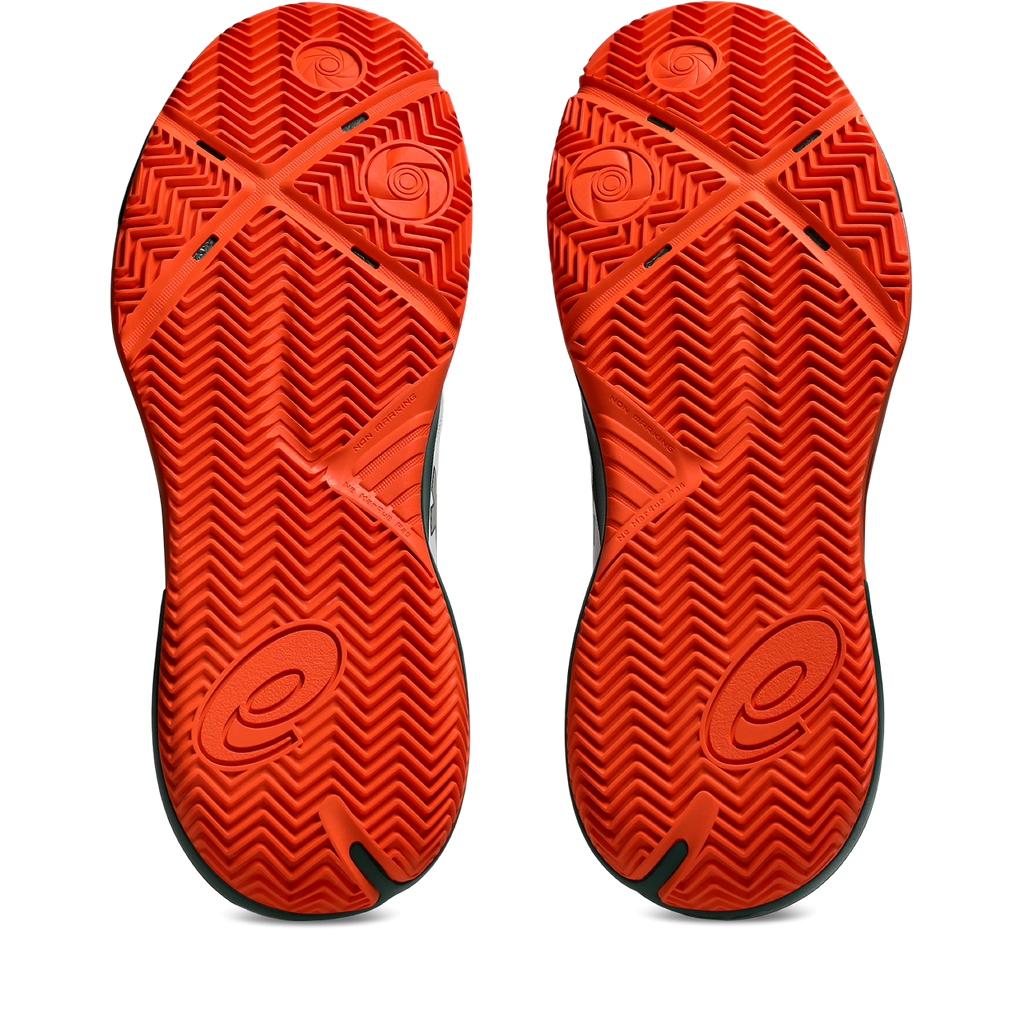 ASICS Gel-Challenger 15 Padel White / Energy Orange 1041A511-102 ulkopohja