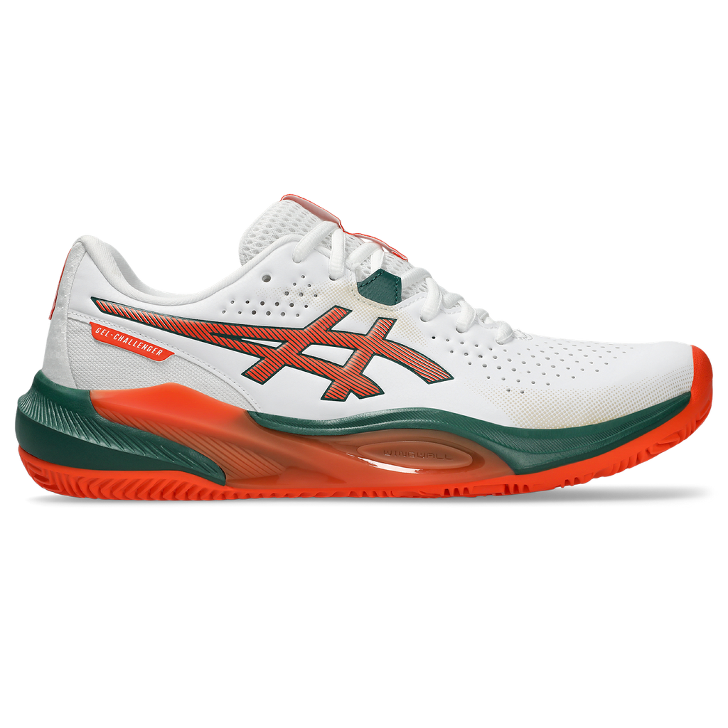 ASICS Gel-Challenger 15 Padel White / Energy Orange 1041A511-102 sivulta