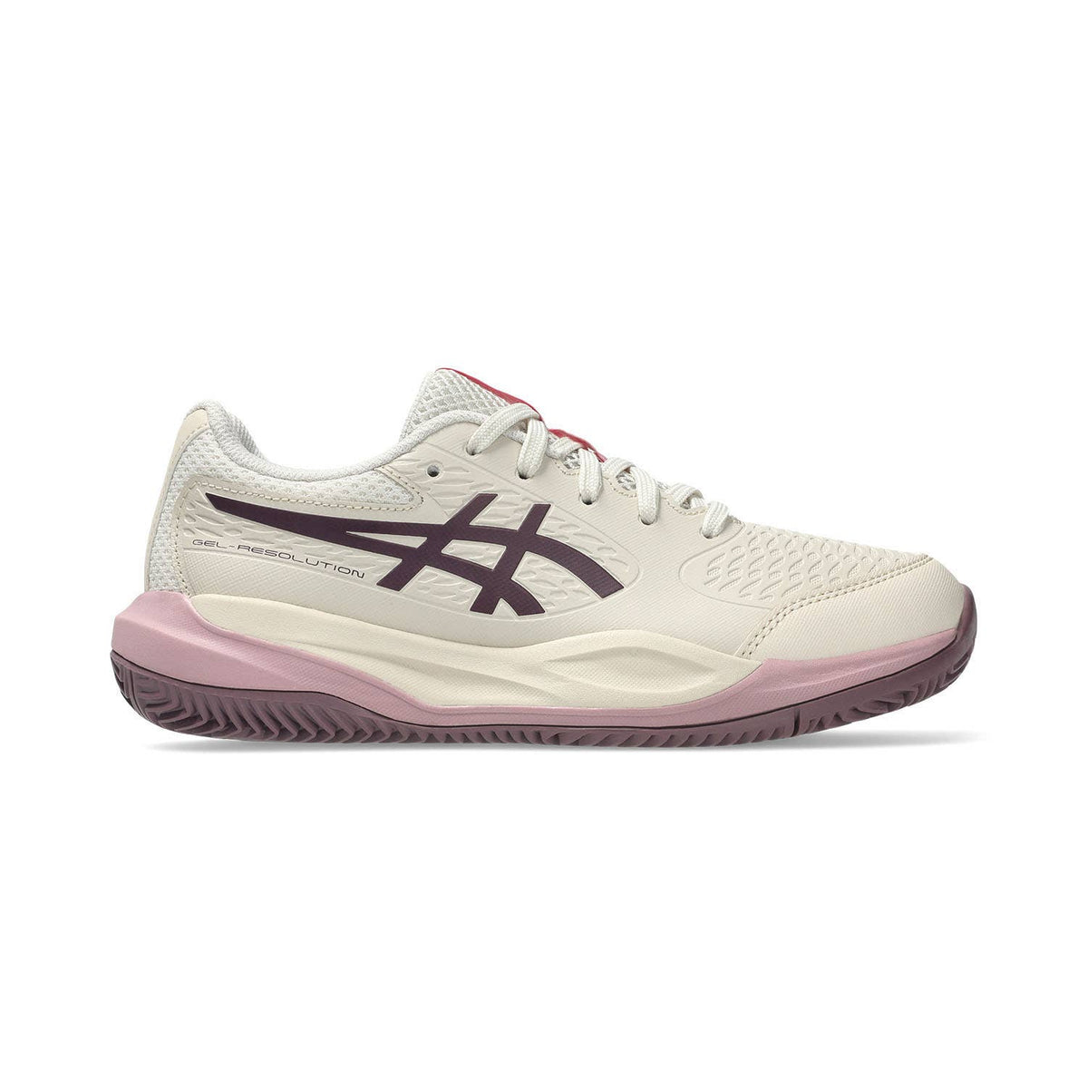 ASICS Gel-Resolution X GS Juniori Soft Oat / Dark Aubergine
