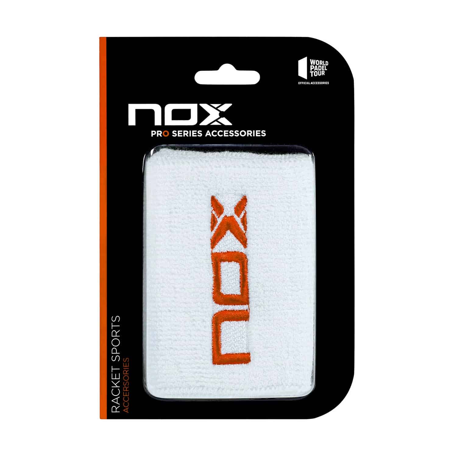 NOX Wristband Blanco Rojo