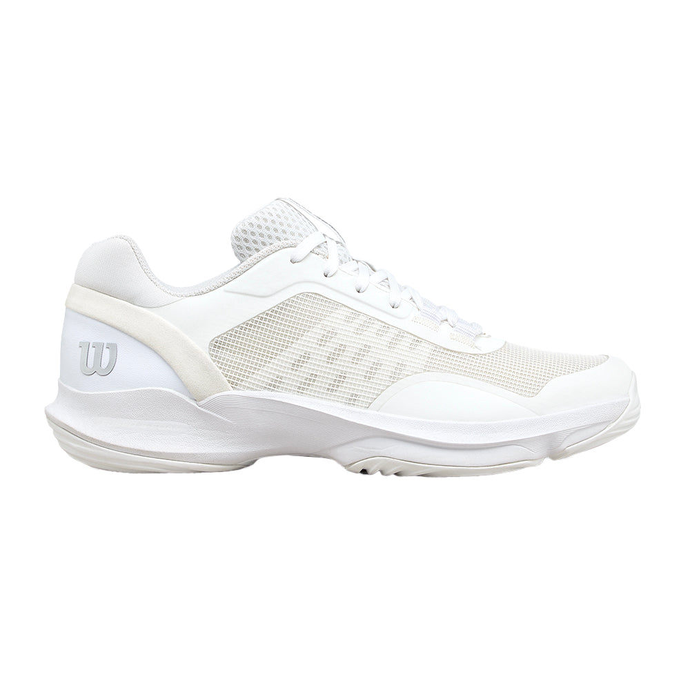 Wilson Hurakn Pro V2 Women White / Silver padelkenkä sivulta