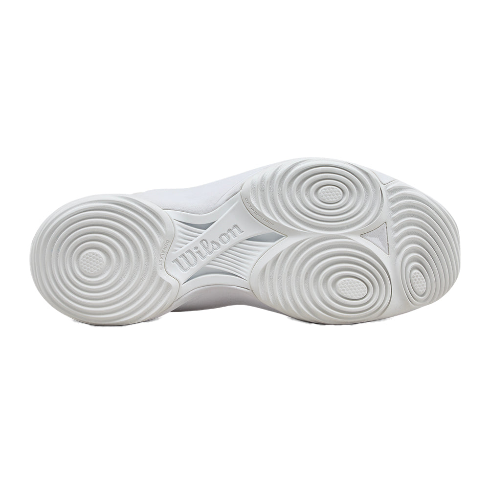 Wilson Hurakn Pro V2 Women White / Silver padelkenkä takaa