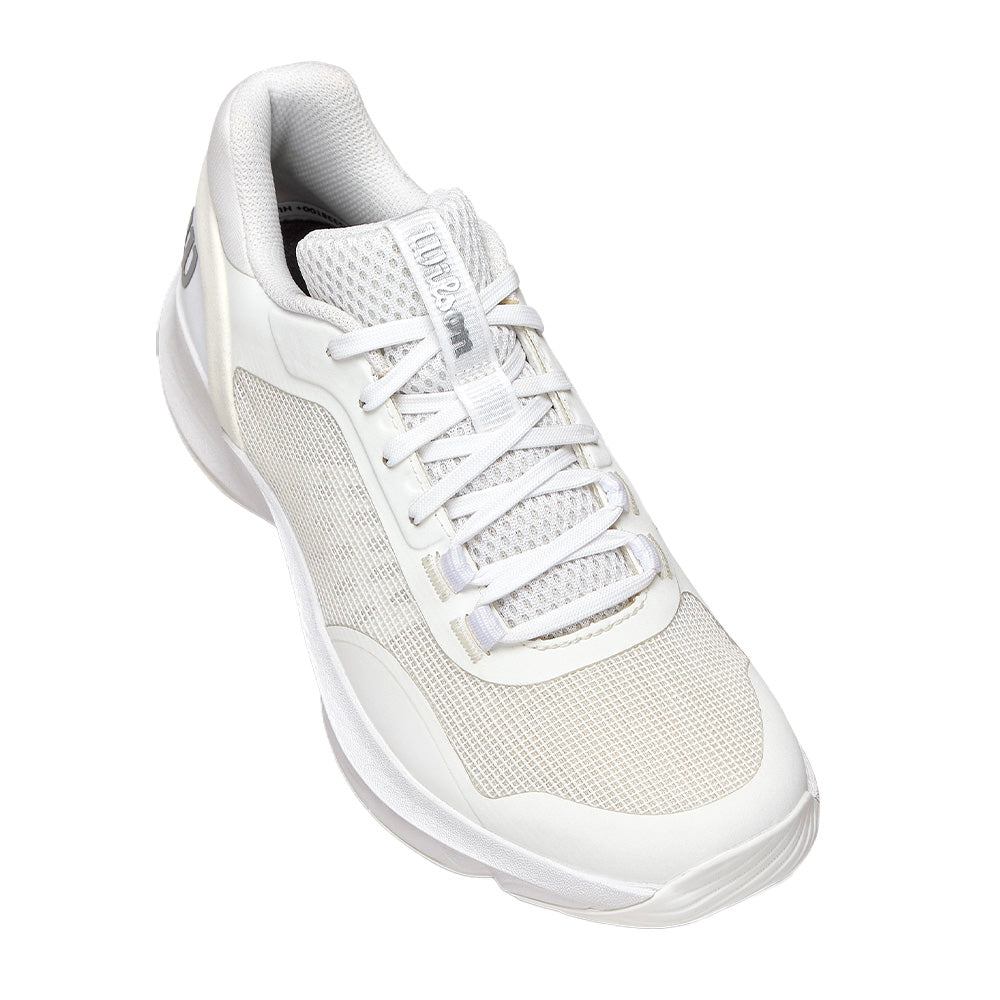 Wilson Hurakn Pro V2 Women White / Silver padelkenkä päältä
