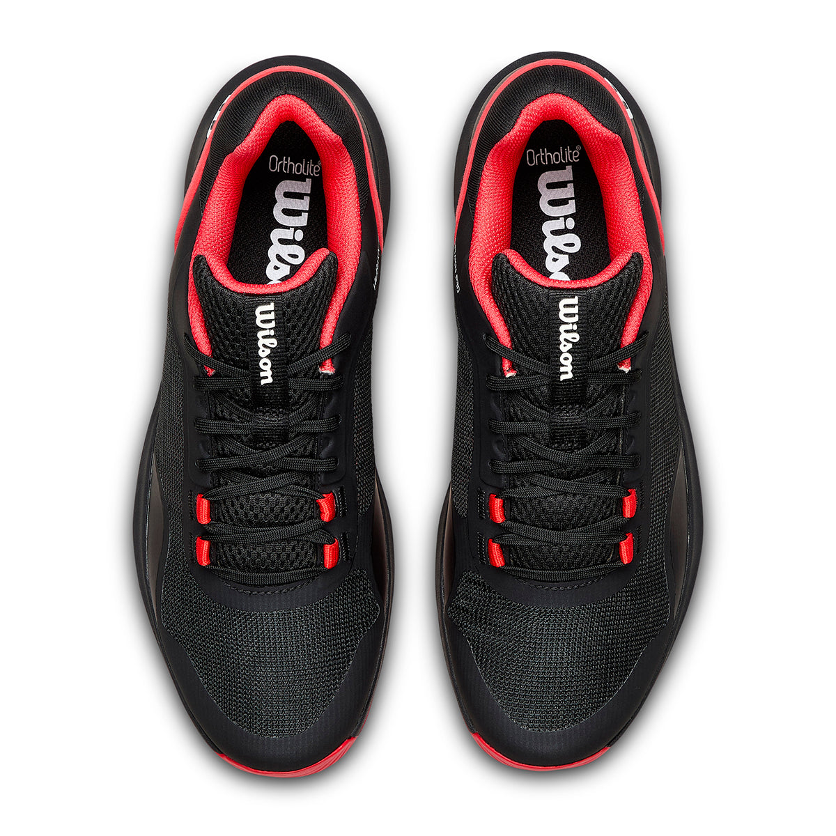 Wilson Hurakn Pro V2 Black / Red padelkenkä takaa