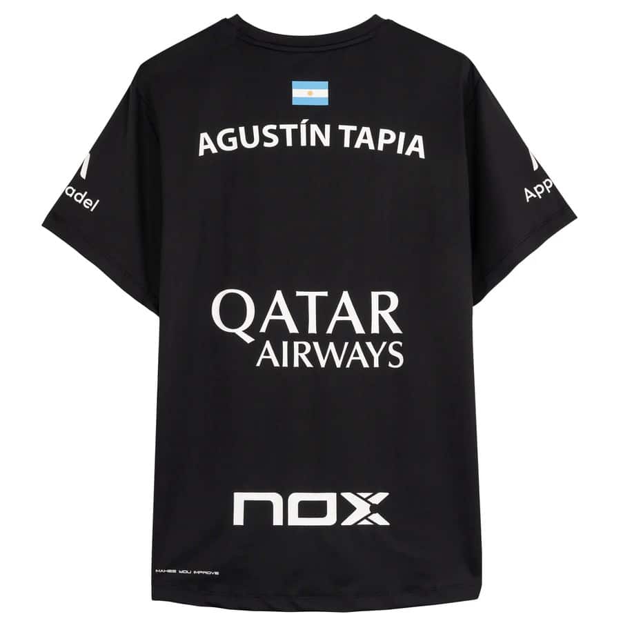 NOX AT10 Virallinen T-Paita Black by Agustin Tapia