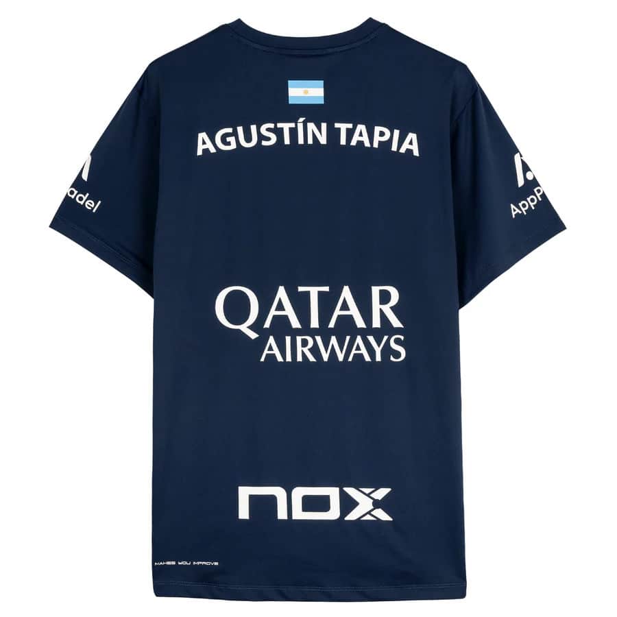 NOX AT10 Virallinen T-Paita Navy Blue by Agustin Tapia