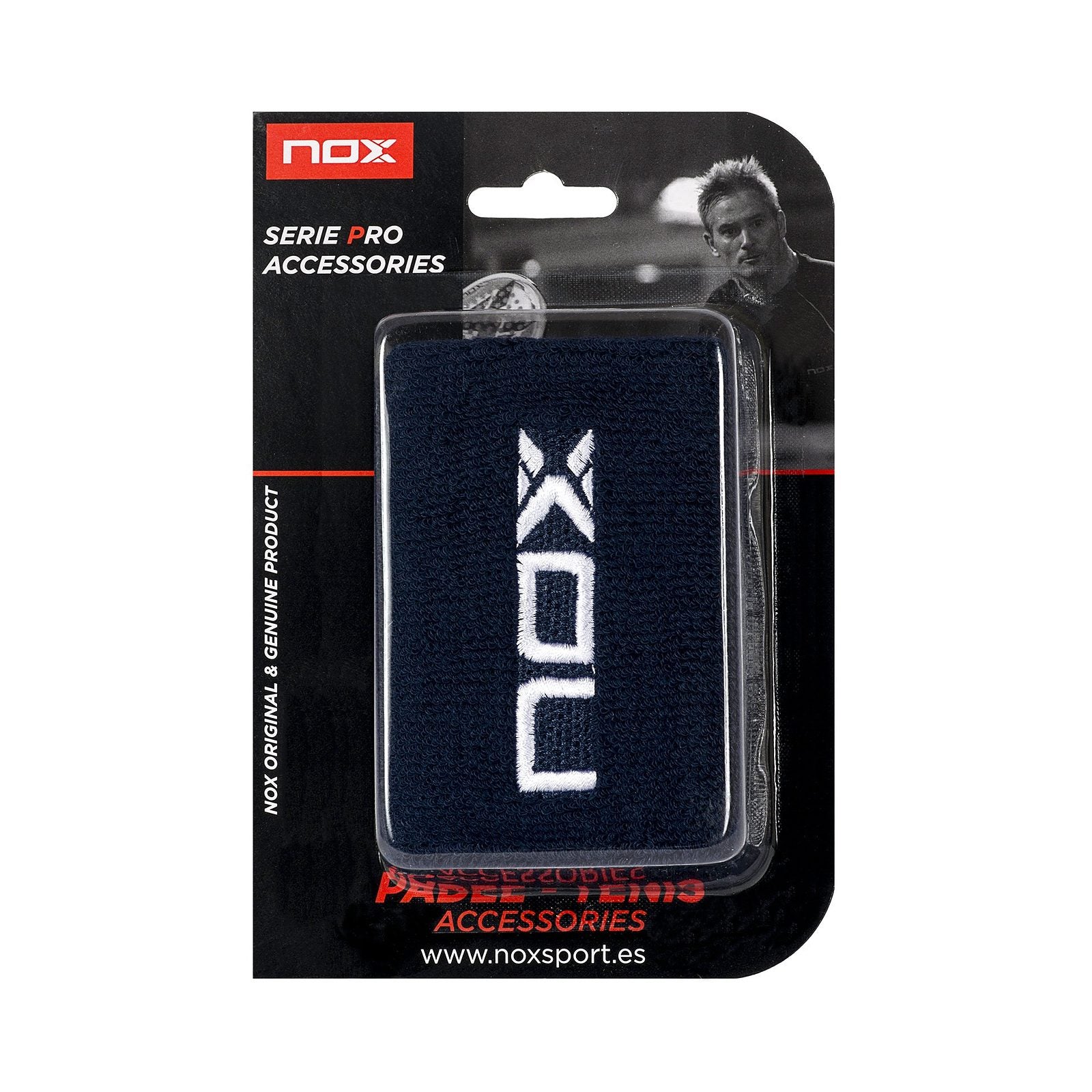 NOX Wristband Azul Blanco