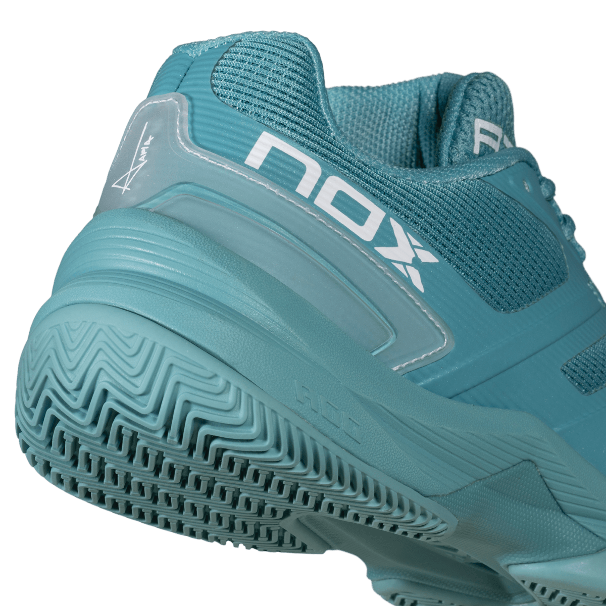 NOX AT10 Pro Turquoise / White padelkenkä, kuva 3