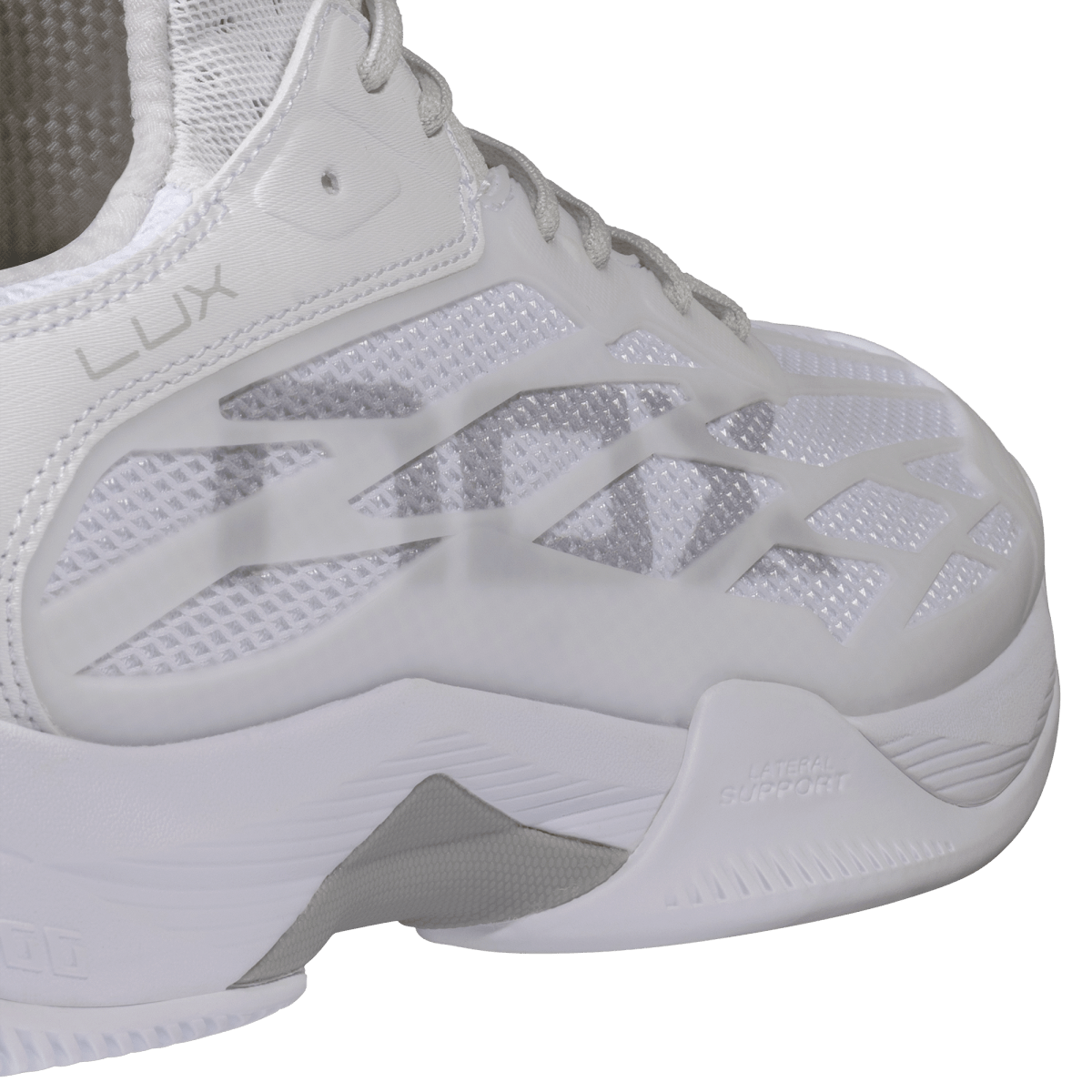 NOX AT10 Lux White / Grey padelkenkä yksityiskohta