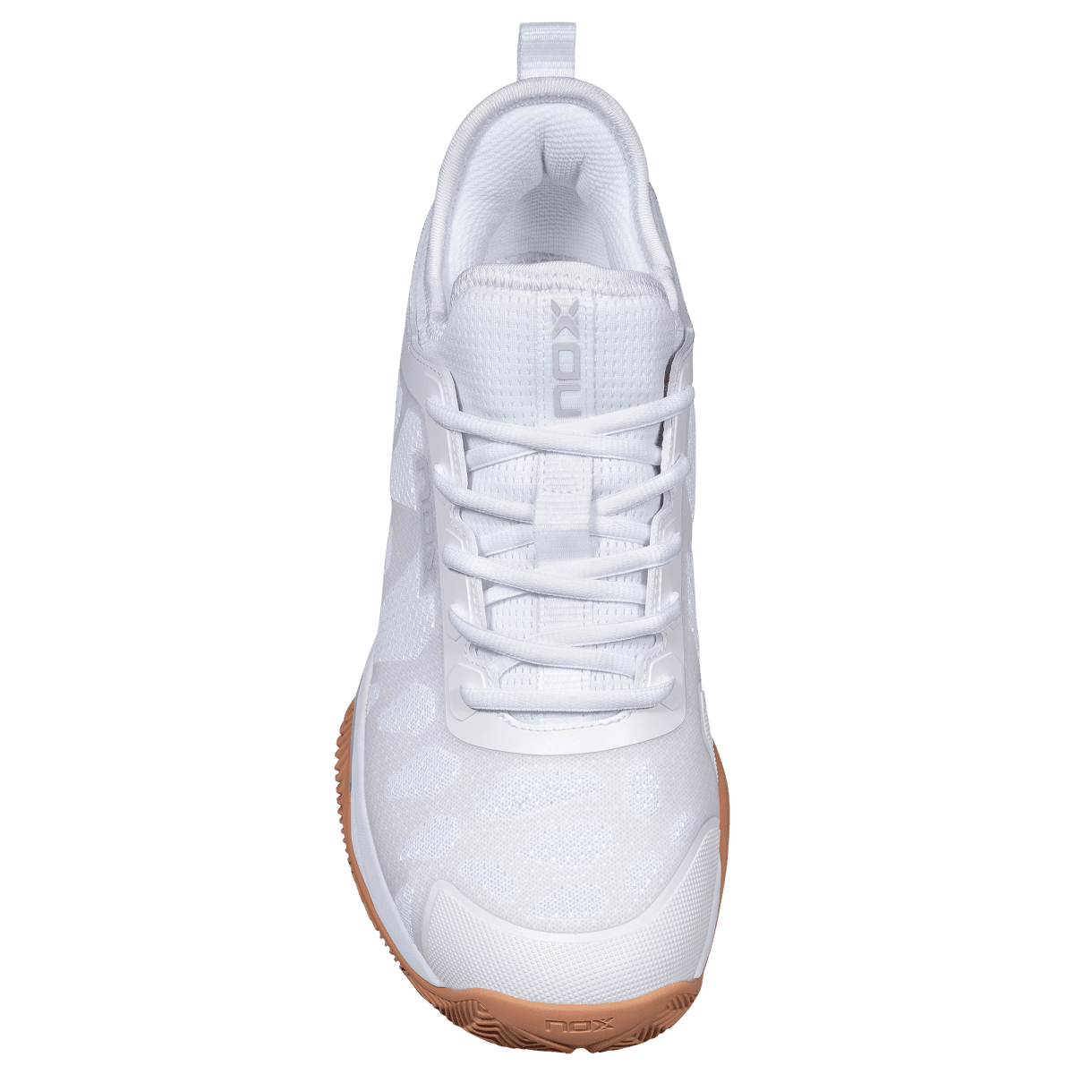 NOX Nerbo White / Gum Rubber padelkenkä päältä